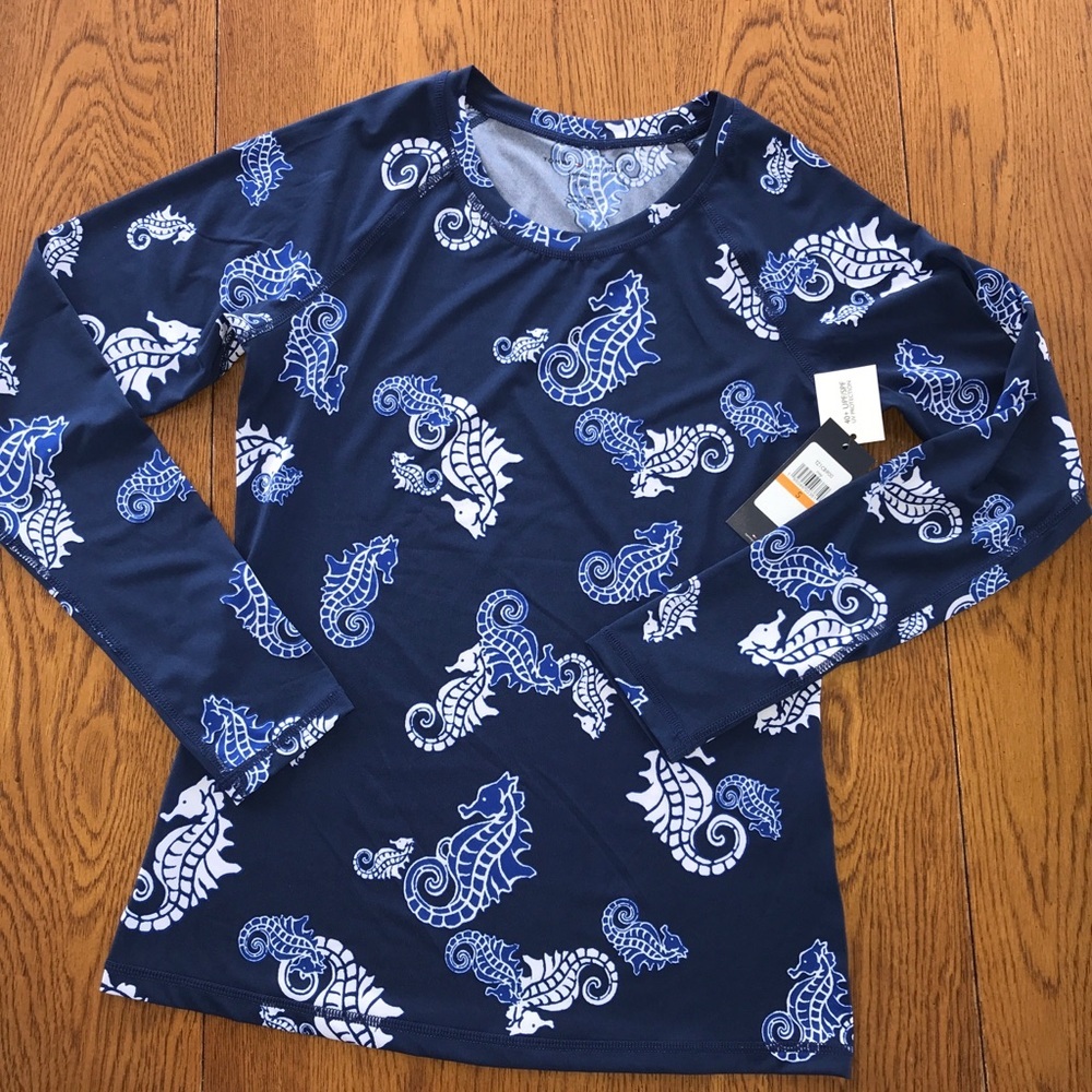 Tommy Hilfiger Seahorse Rashguard Long Sleeves